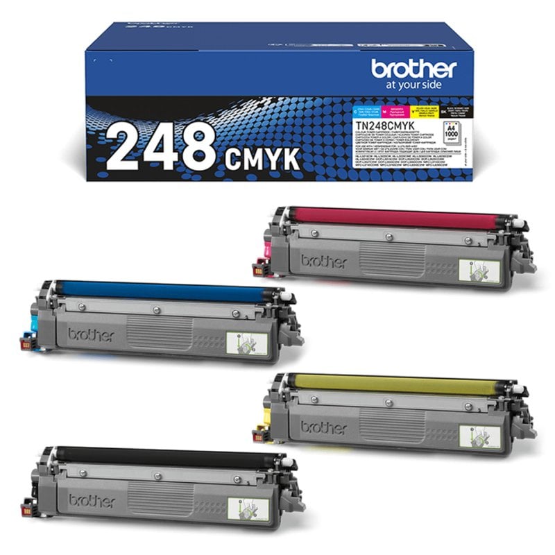 Brother TN-248VAL Confezione di toner originali multicolore