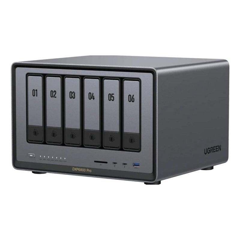 NAS UGREEN NASync DXP6800 Pro i5-1235U 8GB DDR5 168TB Rackmount Ethernet Thunderbolt