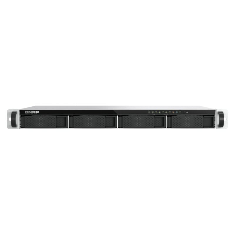 NAS rack compacto QNAP TS-h765eU Intel Atom x7000C 8GB DDR5 4 bahías 3.5″ 3x NVMe ZFS QuTS hero 10GbE Ready