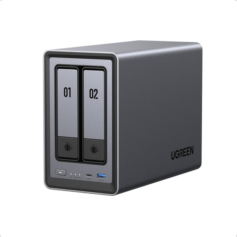 NAS Ugreen NASync DXP2800 Intel N100 8GB DDR5 2 Bahías Hasta 64TB