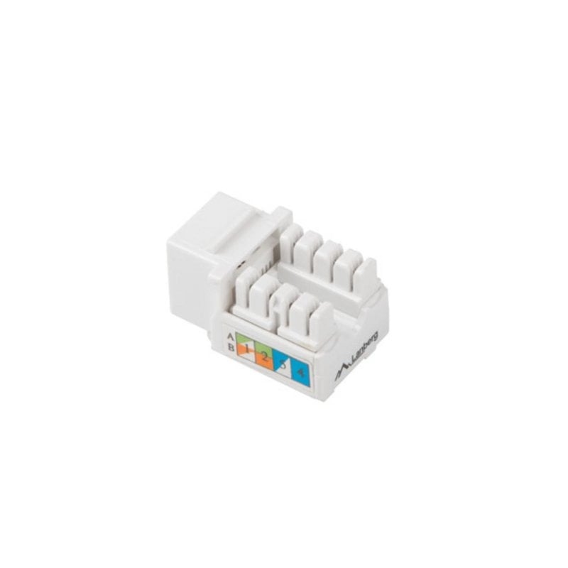 Keystone Lanberg KSU6-1090 Plano Blanco RJ-45 LSA Macho/Hembra