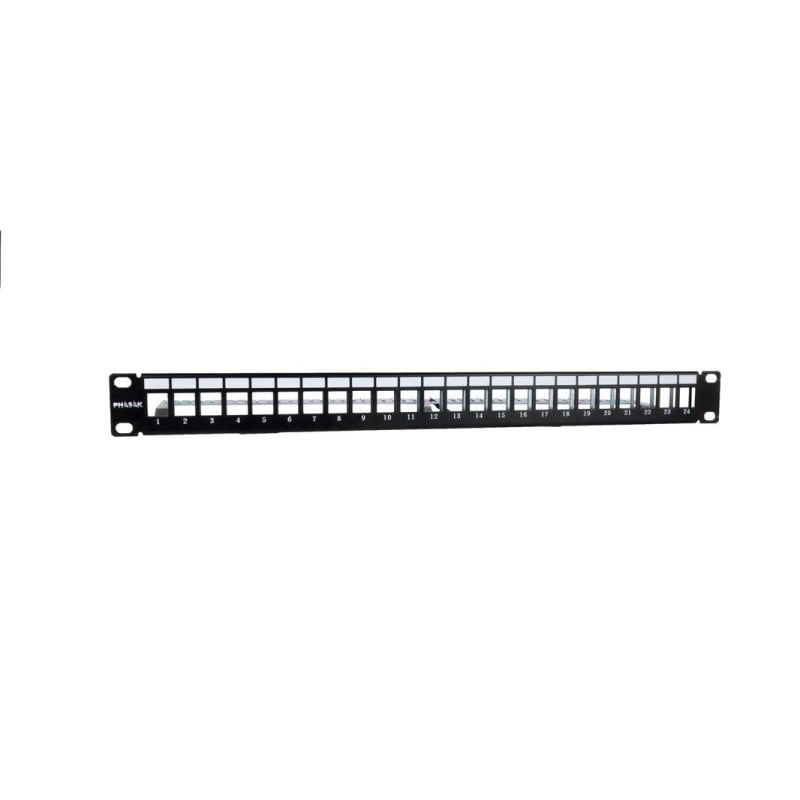Phasak 19" Frontpanel RJ45 24P FTP Cat.6 Dual Block RJ45 PA 3524