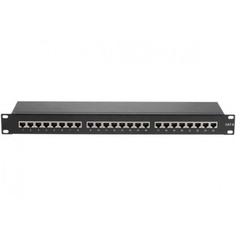 Pannello patch Hypertec 257280-HY 24 porte Cat6 S/UTP 1U nero