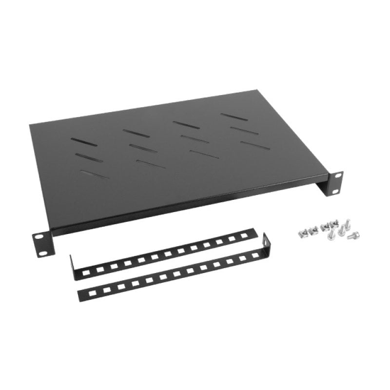 Cajón metálico rack Lanberg AK-1004-B 1U 19" 25kg negro 1,4kg 1 pieza