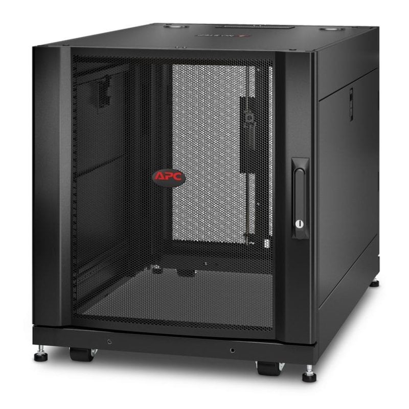 APC NetShelter SX 12U Freistehender Rackschrank 272 kg Schwarz