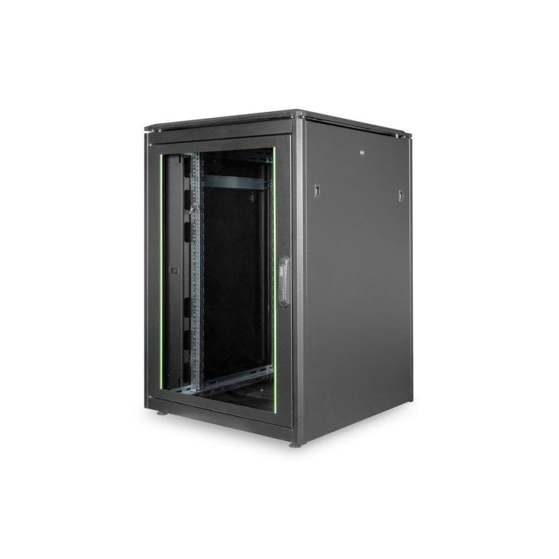 Armário rack Digitus Unique 22U 800x800mm preto
