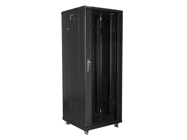 Rack de 32U Lanberg FF01-6632-12B 600x600mm Negro con Ventiladores y Capacidad 800kg