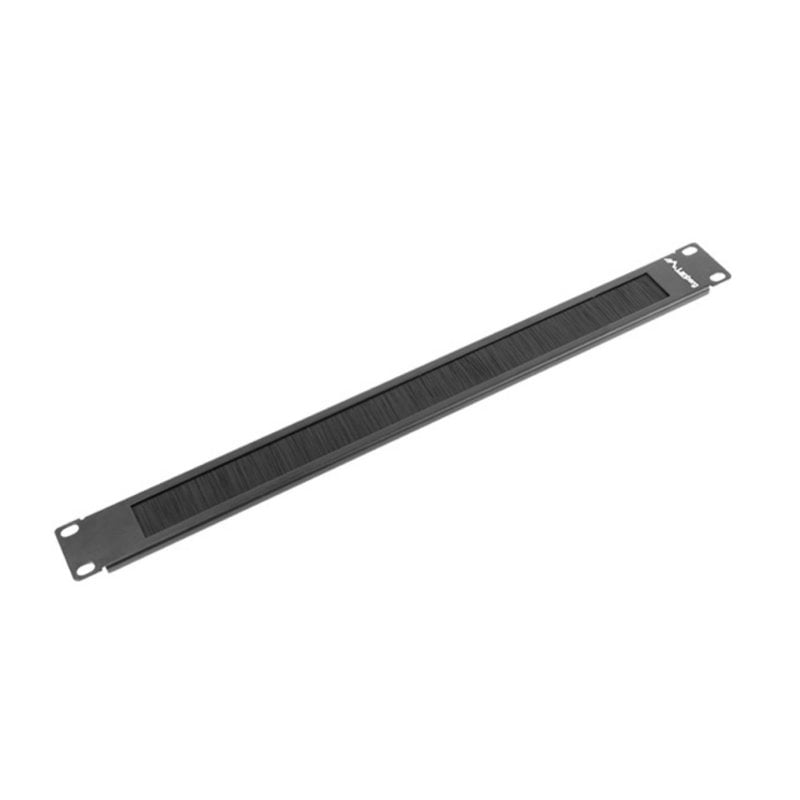 Pannello passacavi con spazzola Lanberg AK-1101-B 1U 19" nero 482,6 mm