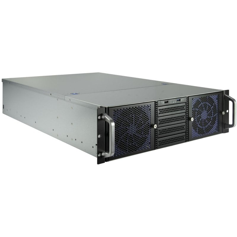 Servidor Inter-Tech 3U-30765 Rack 3U Negro ATX EATX ITX Micro ATX SSI CEB SSI EEB