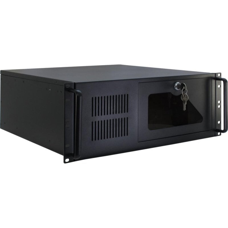 Servidor Inter-Tech IPC 4U-4088-S Rack Acero Negro ATX Micro ATX Mini-ITX 4U