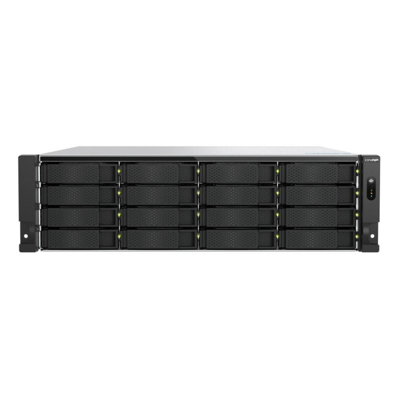Servidor QNAP TS-h1677AXU-RP AMD Ryzen 7 7745 32GB 0TB Redundancia 16 bahías Rack 3U