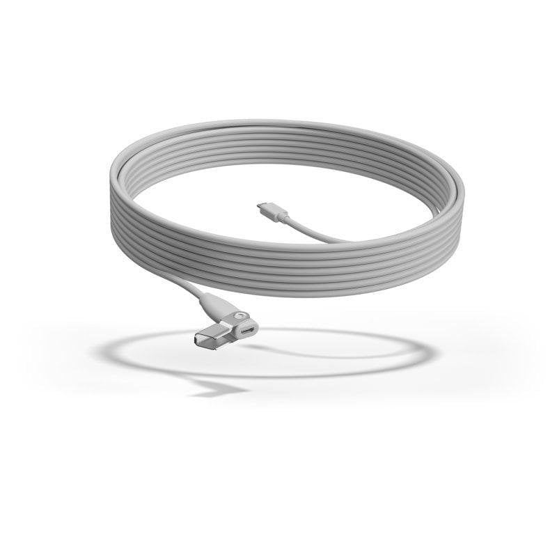 Cabo de extensão Logitech 952-000047 branco de 10 m para Rally Mic Pod