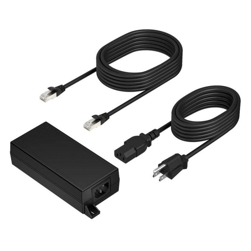 Adaptador PoE Poly B5NH6AA com cabo CAT6A e alimentação 65 W