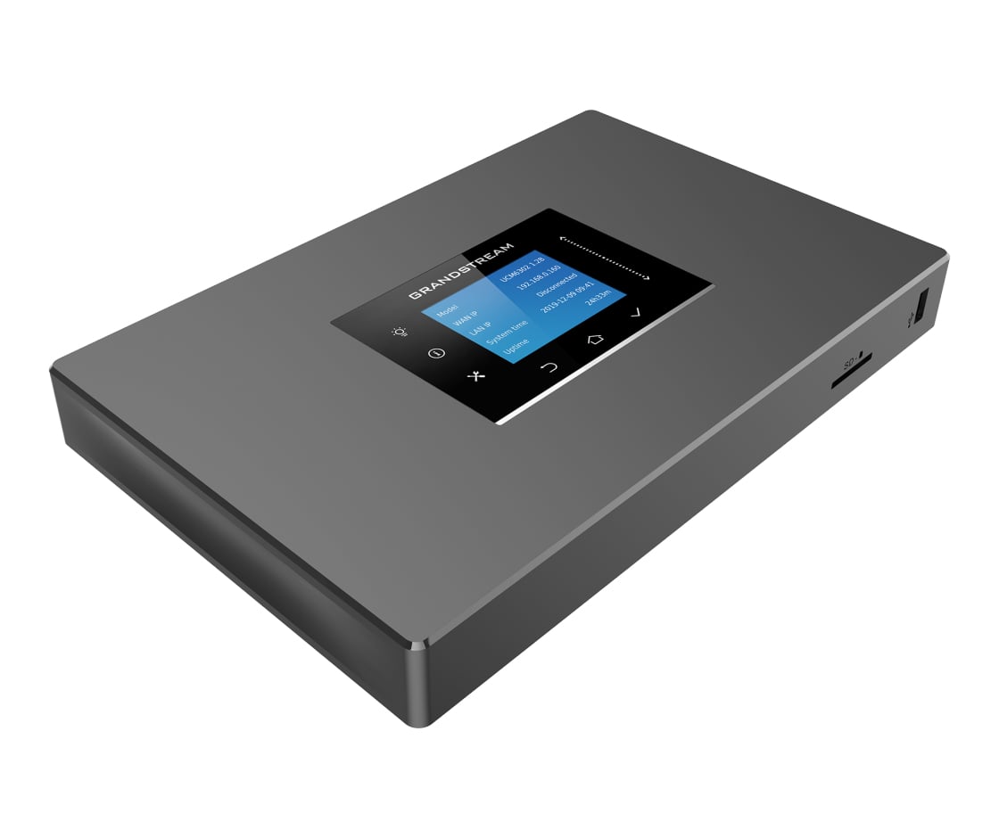 Central telefónica Grandstream Networks UCM6300A, 250 utilizadores, Ethernet, ecrã LCD, cinzento