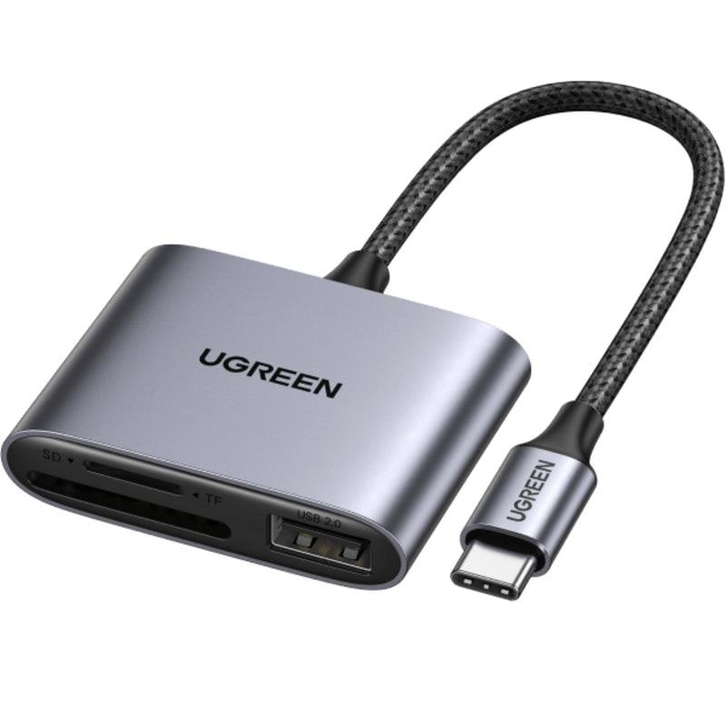 Ugreen 80798 USB 3.2 Type-C card reader, grey