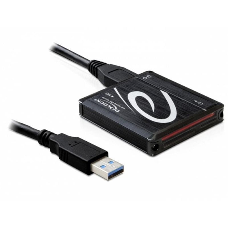 Leitor de cartões Delock USB 3.2 Gen 1 tudo em um com 5 ranhuras