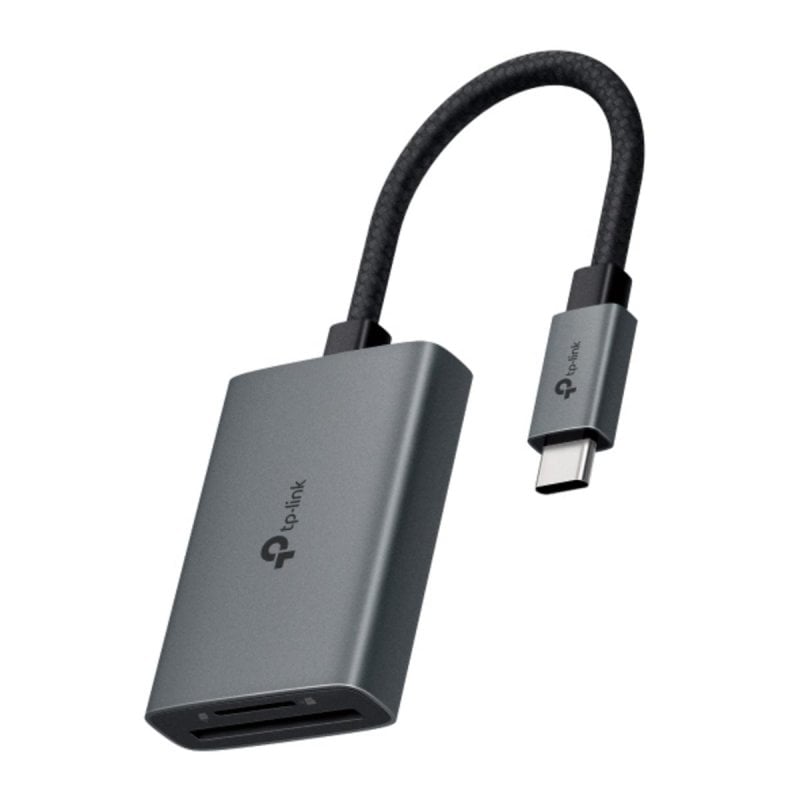 TP-Link UA430C USB-C SD microSD Card Reader, 200MB/s, Aluminium