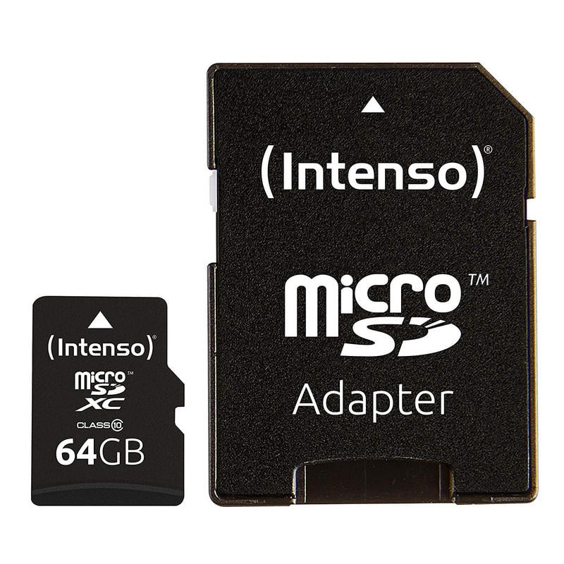 Intenso Tarjeta MicroSD SDXC 64GB Clase 10