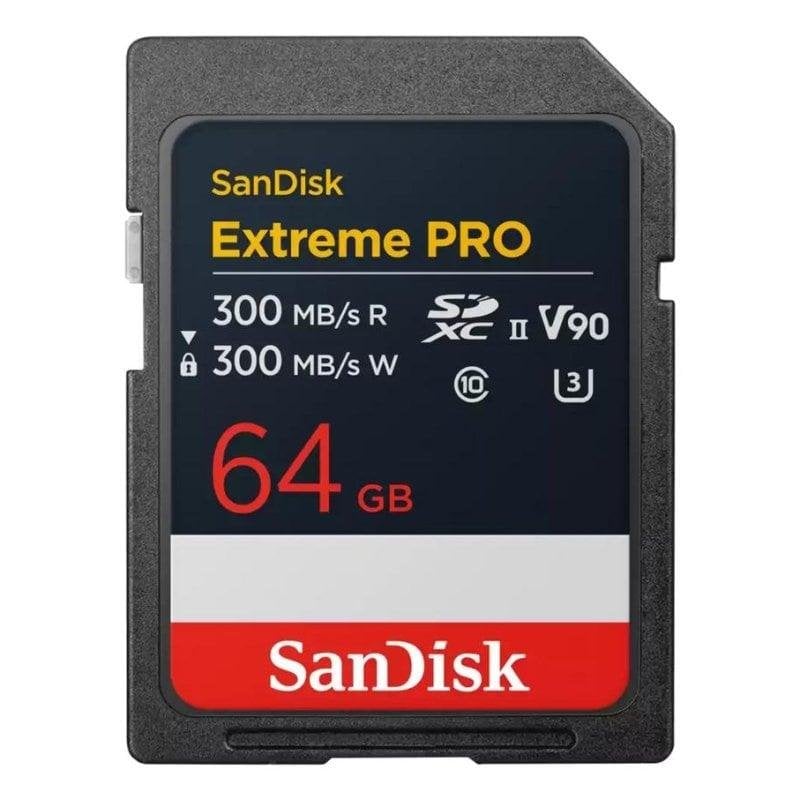 Cartão de memória SanDisk Extreme PRO SDXC 64 GB UHS-II V90 classe 10