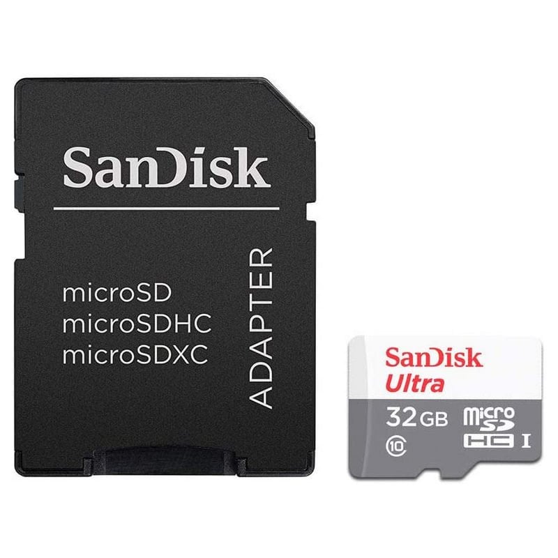 Sandisk Ultra MicroSDHC 32GB UHS-I Clase 10 + Adaptador SD