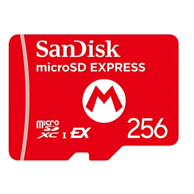 Scheda Micro SD Express Sandisk 256GB per Nintendo Switch 2