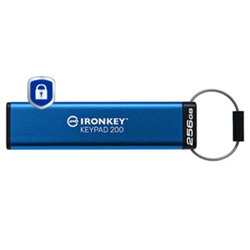 Kingston IronKey Keypad 200 256GB USB-Laufwerk FIPS 140-3 Level 3 AES-256