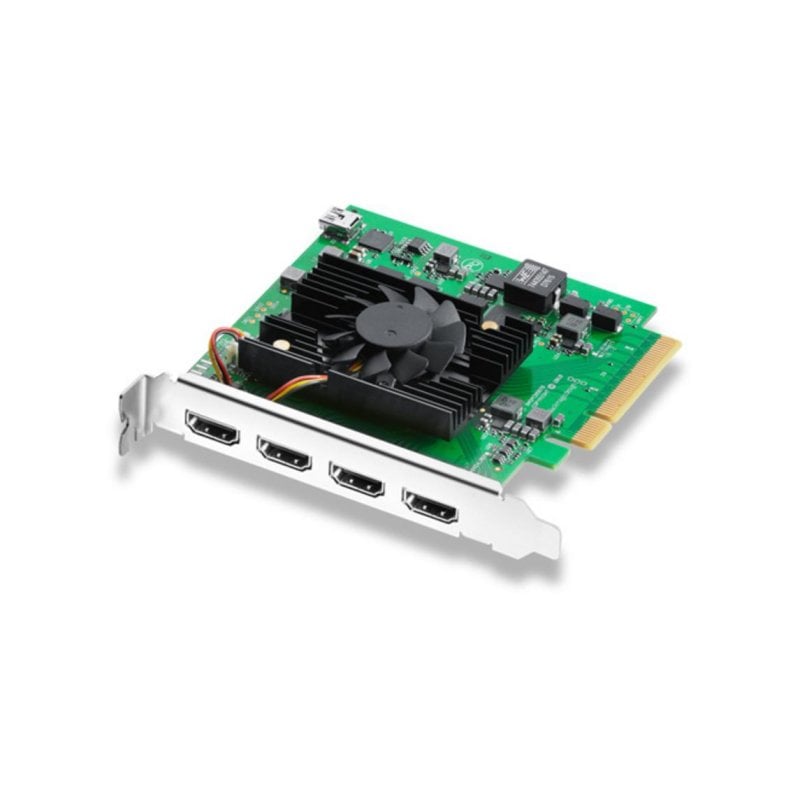 Blackmagic Design BDLKDVQDHDMI4K PCIe-Video-Capture-Karte 4 HDMI 4K DCI