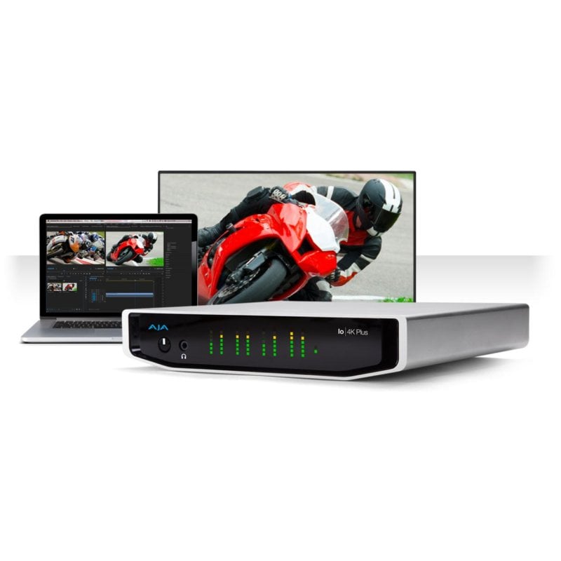 AJA Io 4K Plus interface de captura Thunderbolt 3, 2 portas HDMI
