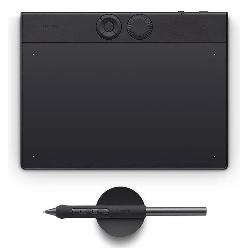 Tableta gráfica Wacom Intuos Pro Small PTK470K0B Bluetooth Pluma 8192 niveles presión