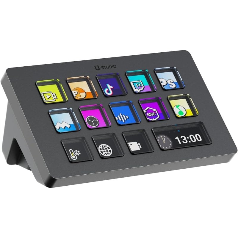 Ulanzi D200 Stream Deck 13 anpassbare LCD-Tasten CPU+GPU Mehrseitenfunktion