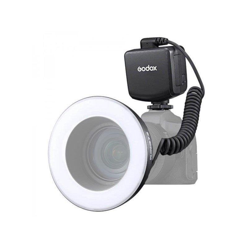Luce LED ad anello Godox RING72 alimentata da batterie AA