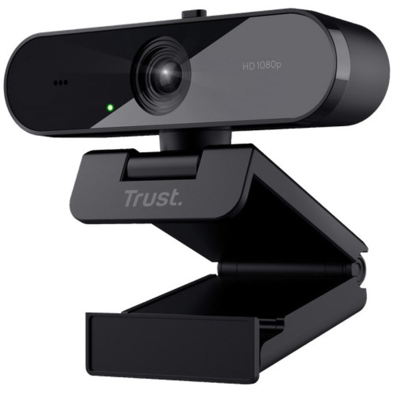 Webcam Full HD grande angular Trust TW-200 preta