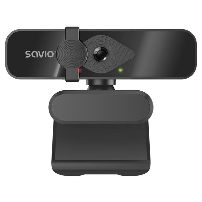 Savio CAK-06 4K Ultra HD USB Webcam with Noise-Cancelling Microphone