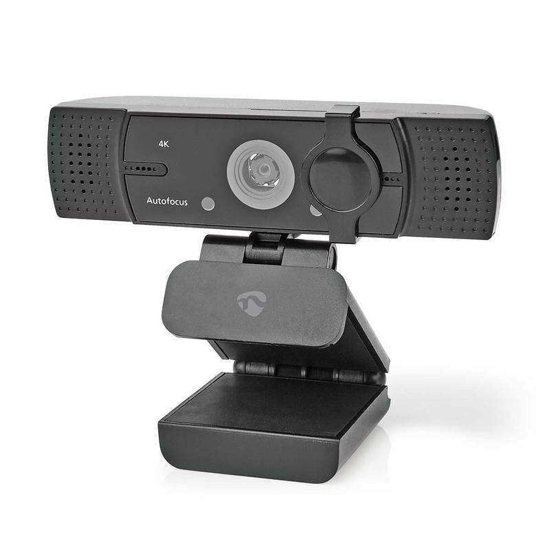 Nedis WCAM120BK 4K Ultra HD USB 2.0 Webcam with Built-in Microphone