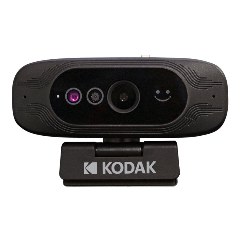 Webcam Kodak Access Full HD com reconhecimento facial Windows Hello USB-A/USB-C