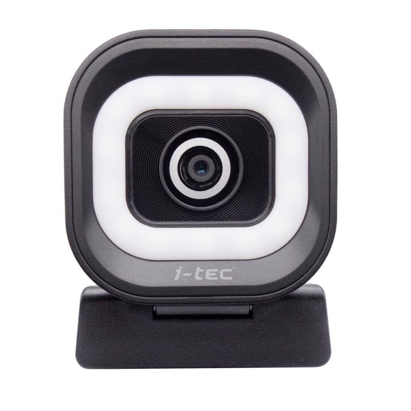 i-tec SOLOMON 700 STREAM 4K Webcam mit LED-Ringlicht