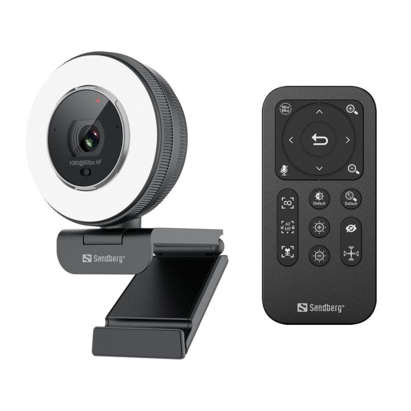 Sandberg Streamer USB Webcam Pro Elite 2K Full HD Webcam