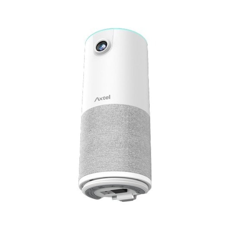 Webcam Axtel AX-FHD-PW Full HD 1080p 96º 30FPS 4 microfoni USB-A/USB-C bianca